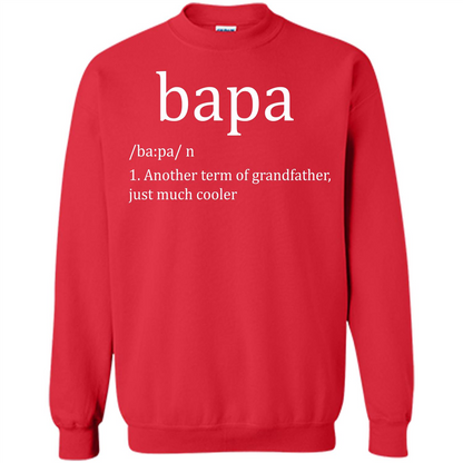 Papa T-shirt Bapa T-shirt Red