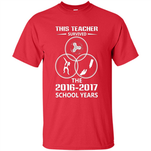 This Teacher Survived The 2016 2017 School Years T-shirt