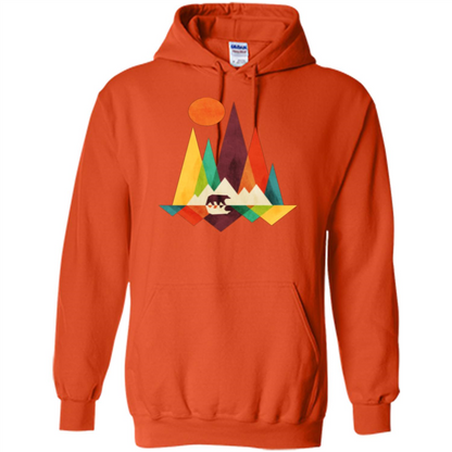 Mountain Bear T-shirt Orange