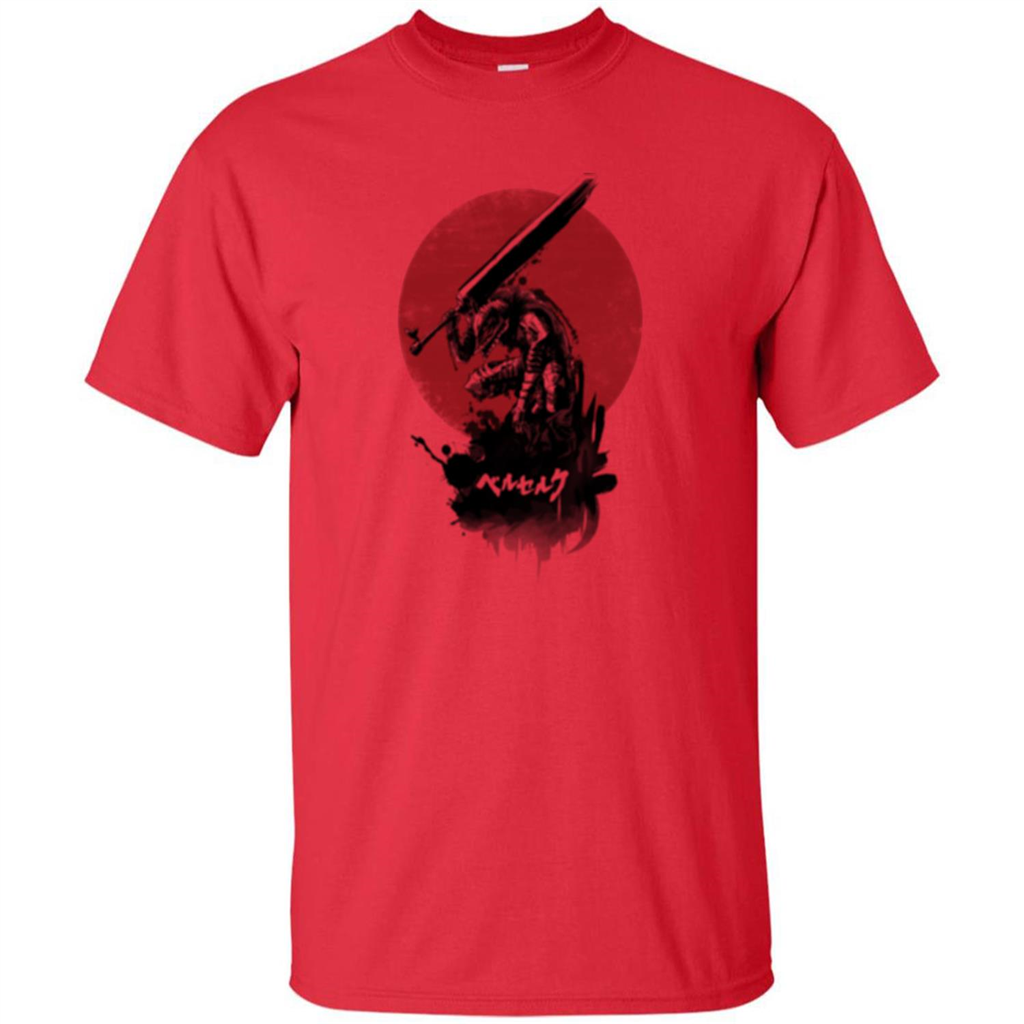 Red Sun Swordsman T-shirt Red