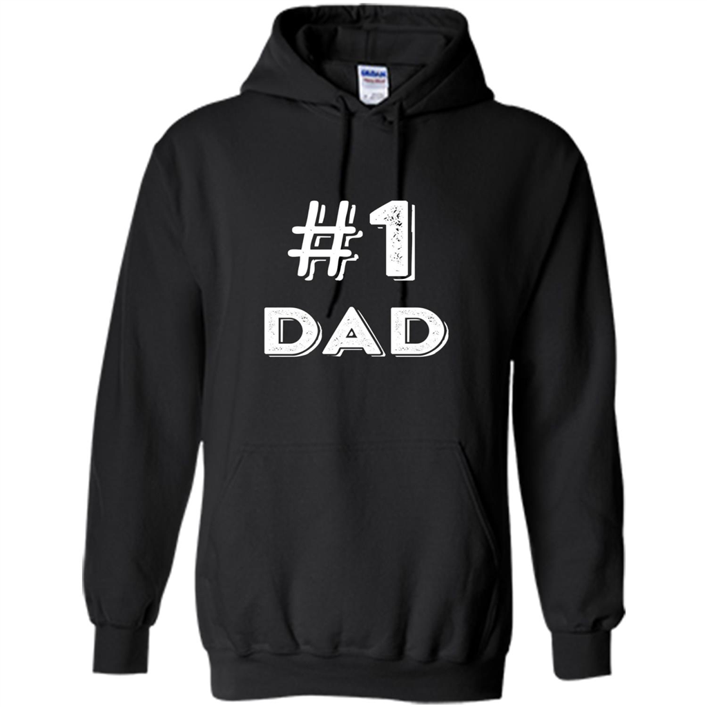 Fathers Day T-shirt Dad No.1 T-shirt Black