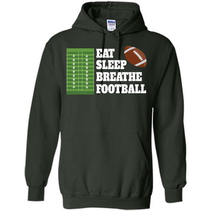 Eat Sleep Breathe Football T-shirt Forest Green