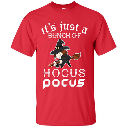Movie T-shirt It’s Just A Bunch Of Hocus Pocus Red