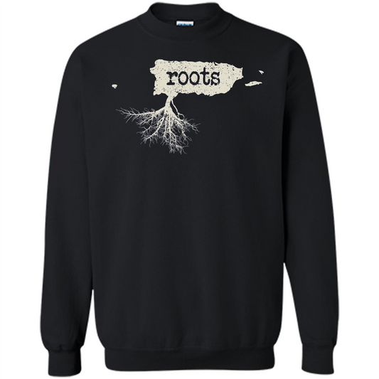 Puerto Rico Roots T-shirt Love Native Born State T-shirt Black
