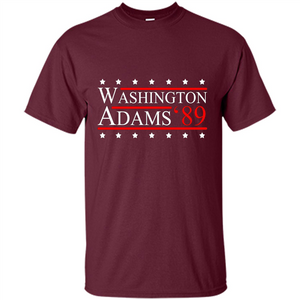 Washington Adams 1789 July 4th T-shirt