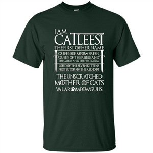 Mother Of Cats Catleesi Funny T-shirt