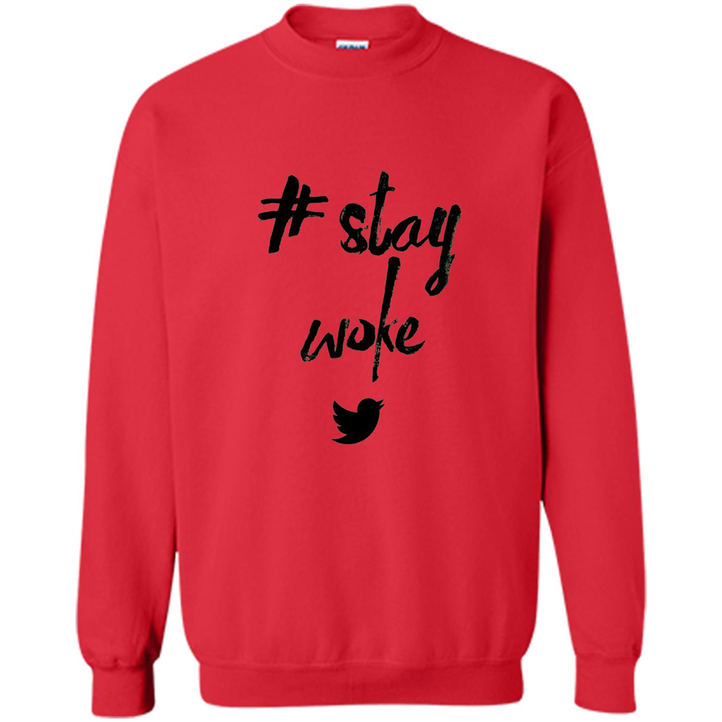 Black Lives Matter T-Shirt Stay Woke Red