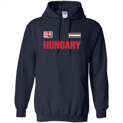Flag of Hungary T-shirt Navy