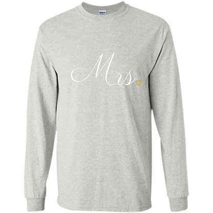 Mrs. Wedding T-shirt Ash