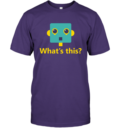 What's This Funny Robot Shirt T-Shirt T-Shirt Purple
