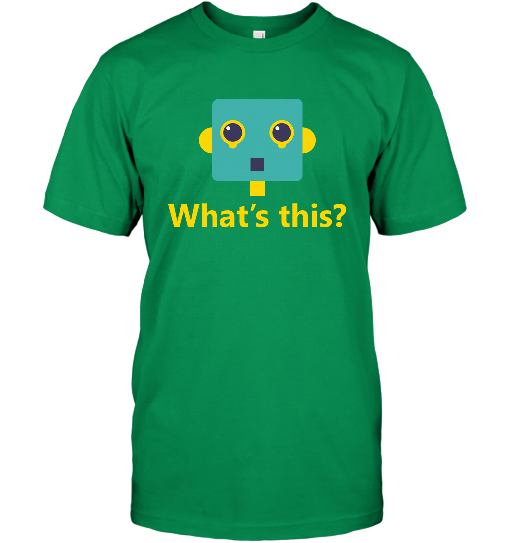 What's This Funny Robot Shirt T-Shirt T-Shirt Irish Green