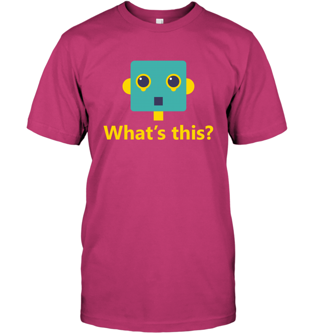 What's This Funny Robot Shirt T-Shirt T-Shirt Heliconia