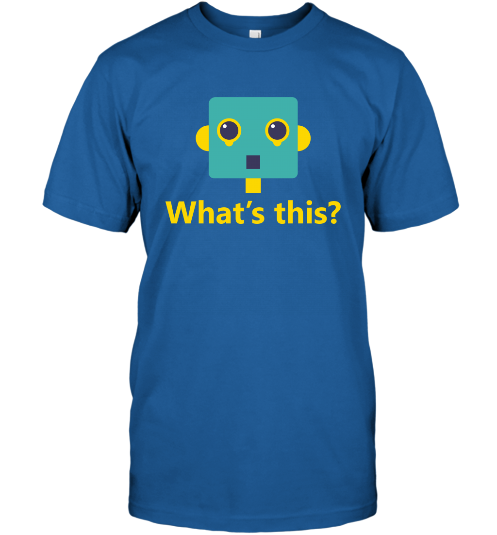 What's This Funny Robot Shirt T-Shirt T-Shirt Royal