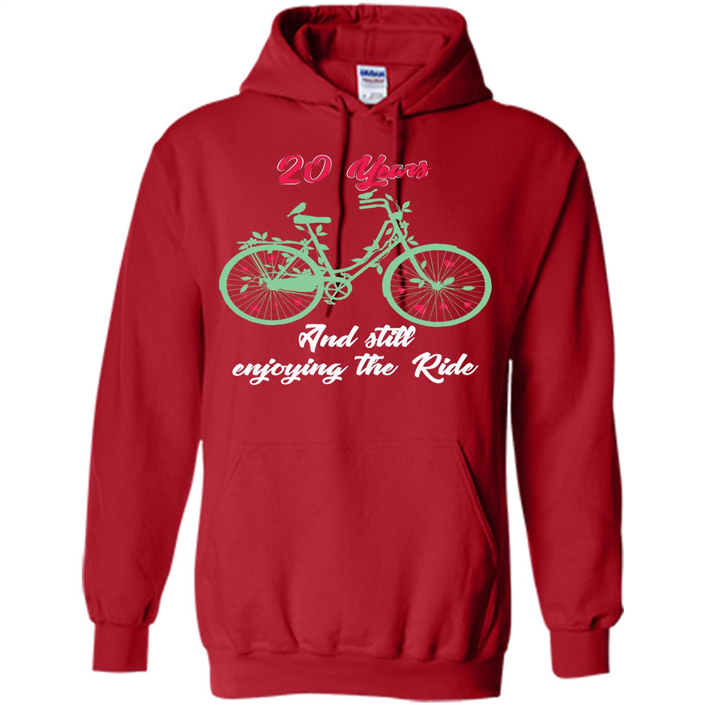 Anniversary T-shirt 20 Years And Still Enjoying The Ride Red