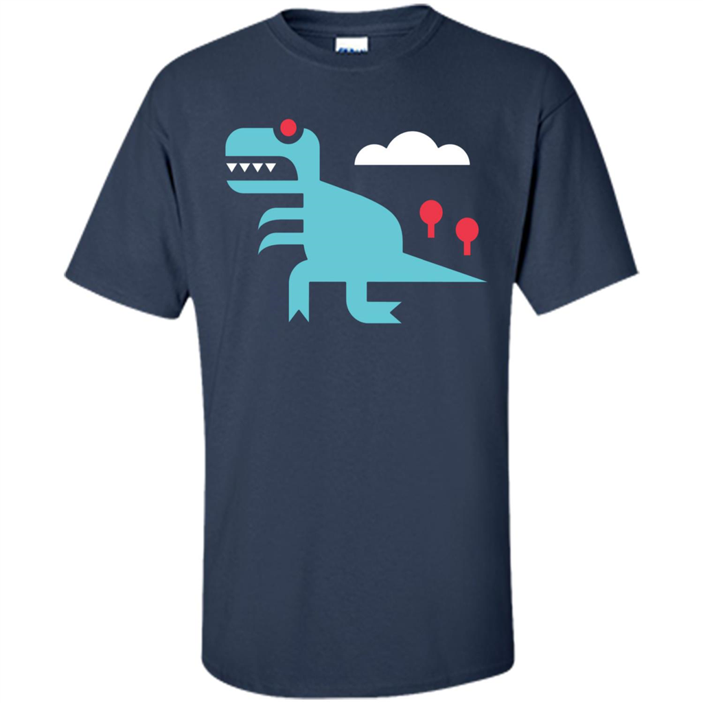 Dinosaur T-Shirt Tee Rex Navy