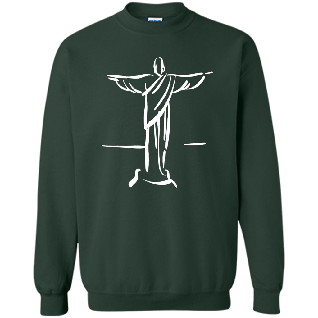 Brazil Christ The Redeemer - Cristo Redentor Brasil T-shirt Forest Green