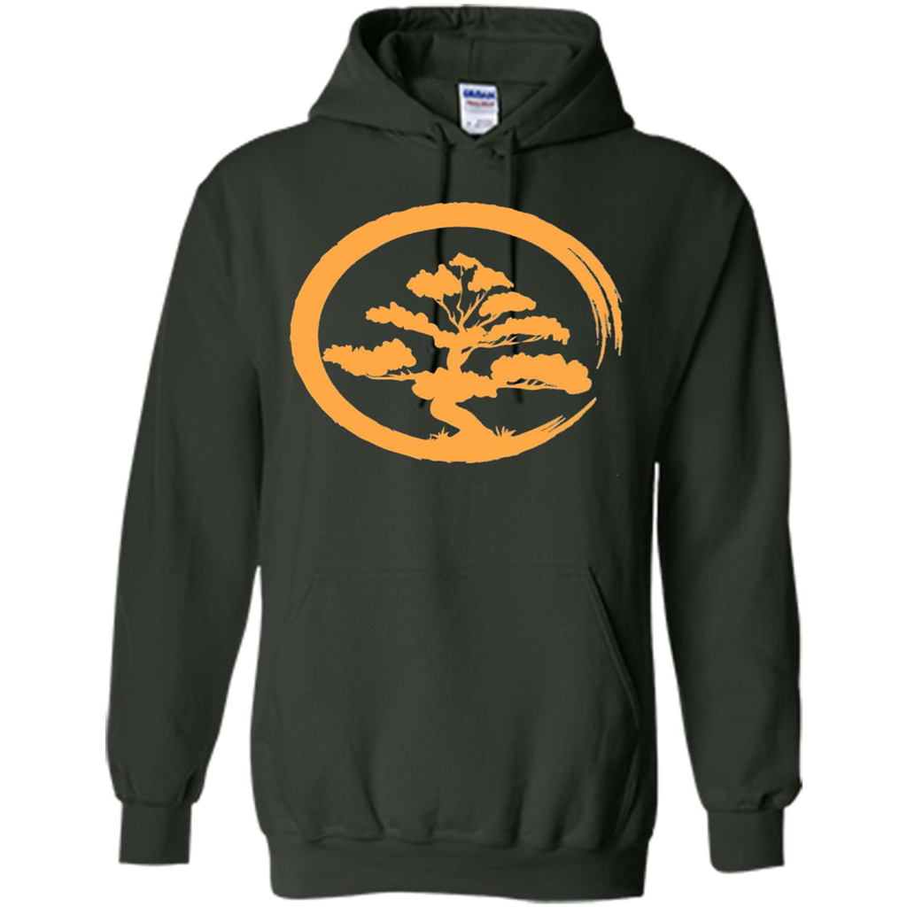 Bonsai Tree Japanese Zen Artist T-shirt Forest Green
