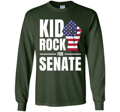 Campaign T-shirt Kid Rock For Senate T-shirt Forest Green