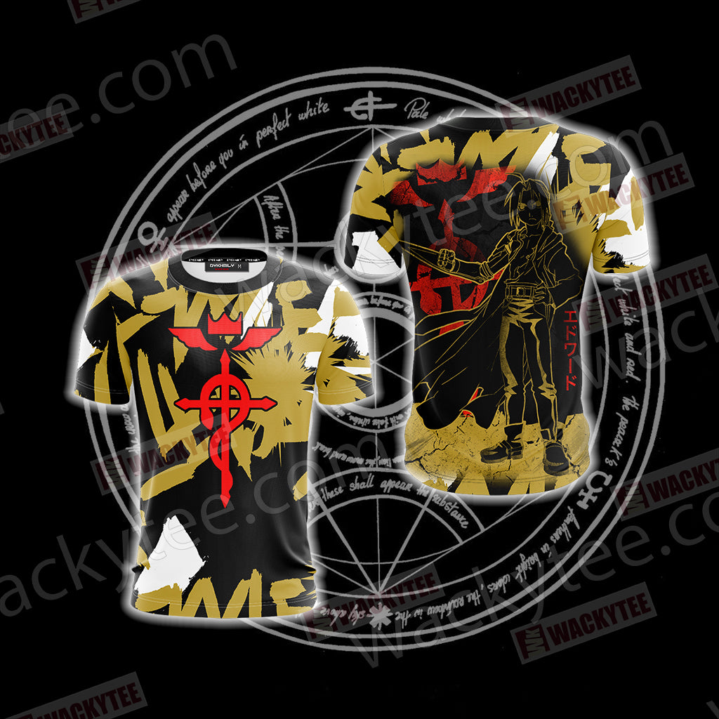 Fullmetal Alchemist: Brotherhood - Edward Elric Unisex 3D T-shirt