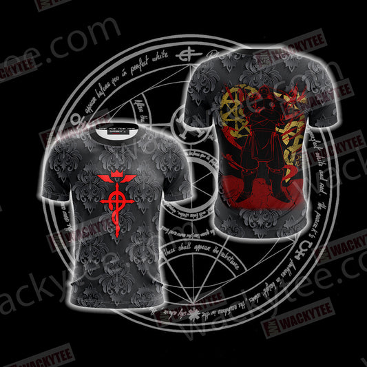 Fullmetal Alchemist: Brotherhood - Alphonse Elric Unisex 3D T-shirt