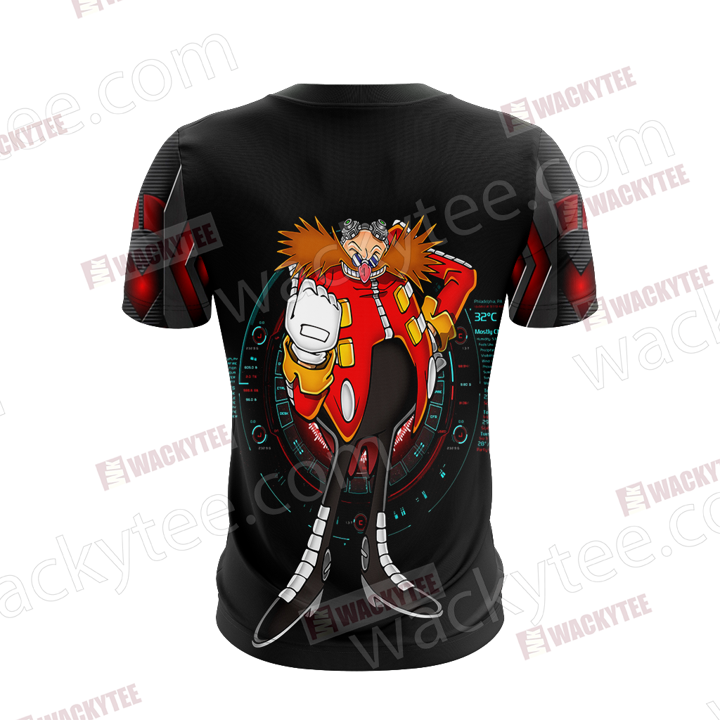Dr.Eggman Sonic Unisex 3D T-shirt