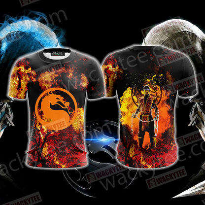 Mortal Kombat Scorpion New Version Unisex 3D T-shirt T-shirt