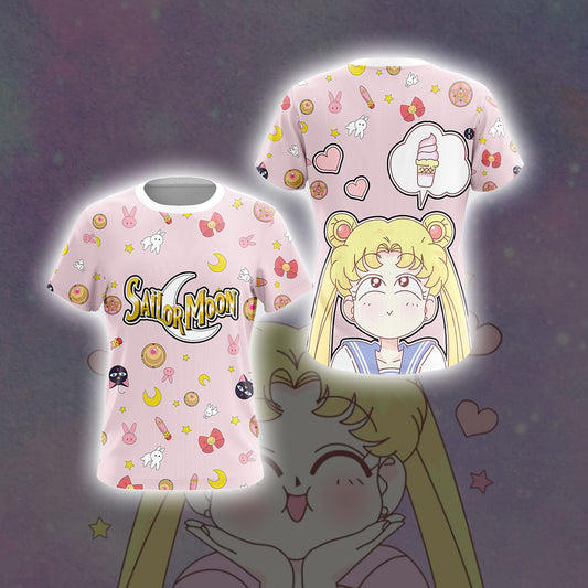 Sailor Moon Kawaii Unisex 3D T-shirt T-shirt