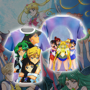 Sailor Moon - Characters 3D T-shirt