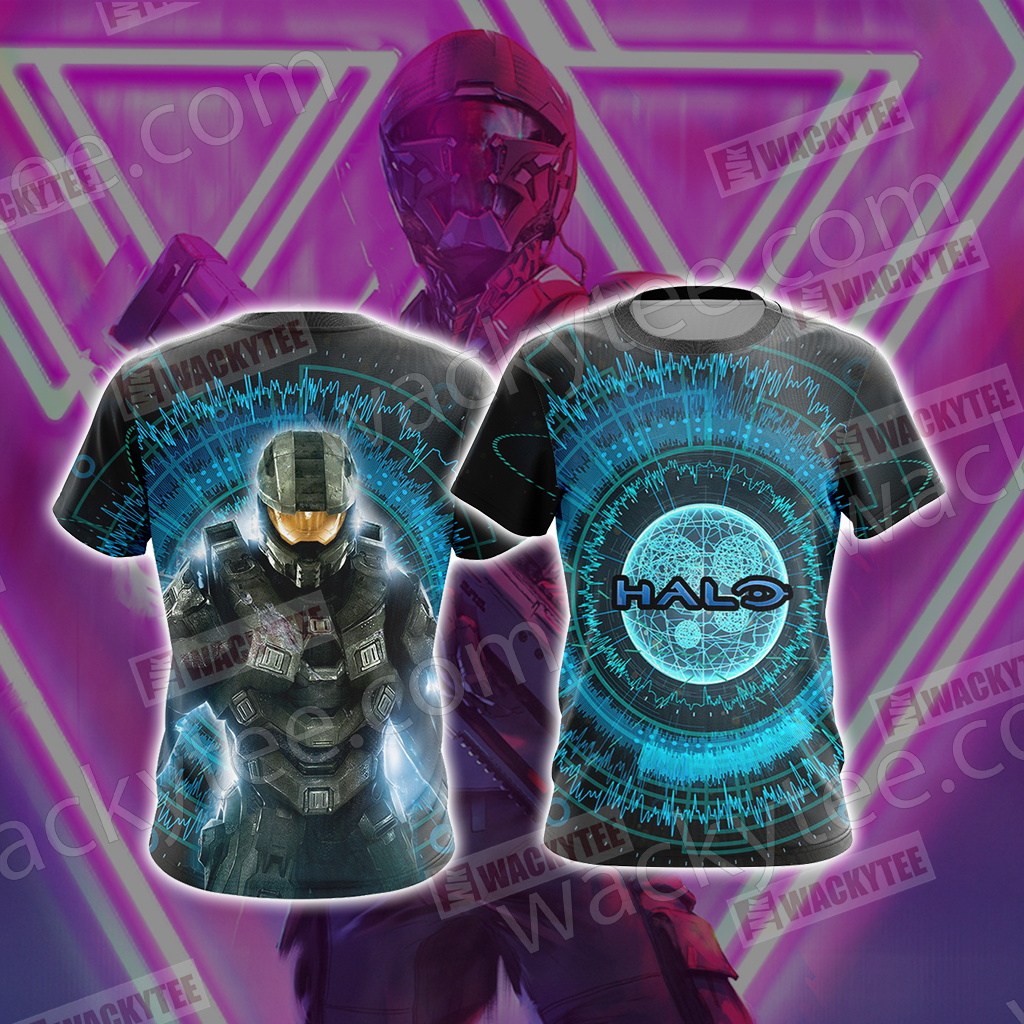 Halo - Futuristic Unisex 3D T-shirt