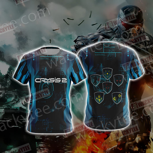 Crysis 2 Video Game Unisex 3D T-shirt T-shirt