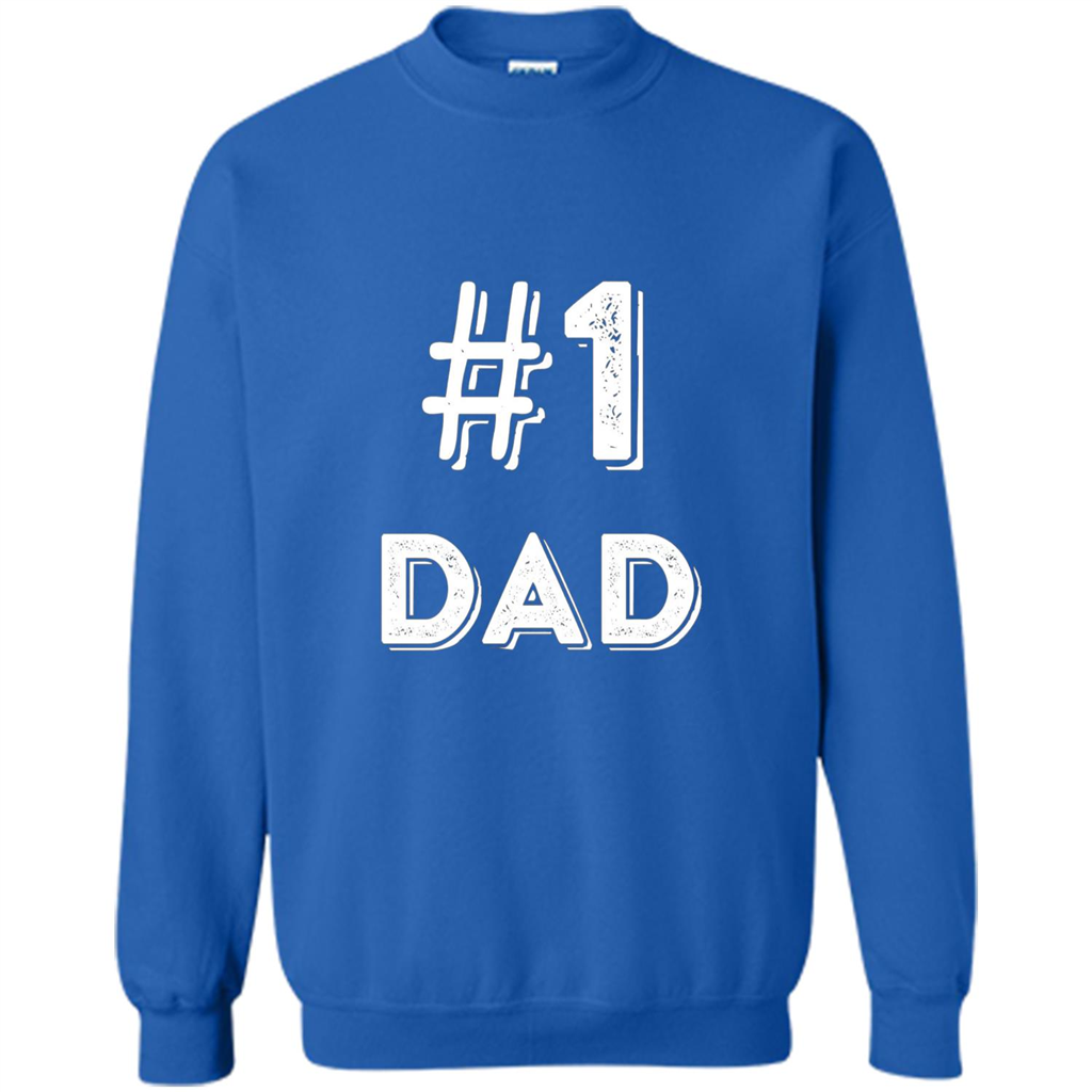 Fathers Day T-shirt Dad No.1 T-shirt Royal