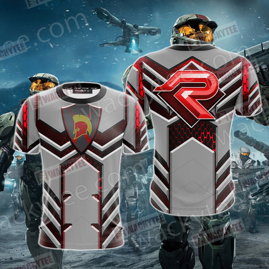Halo - Red Team Unisex 3D T-shirt T-shirt