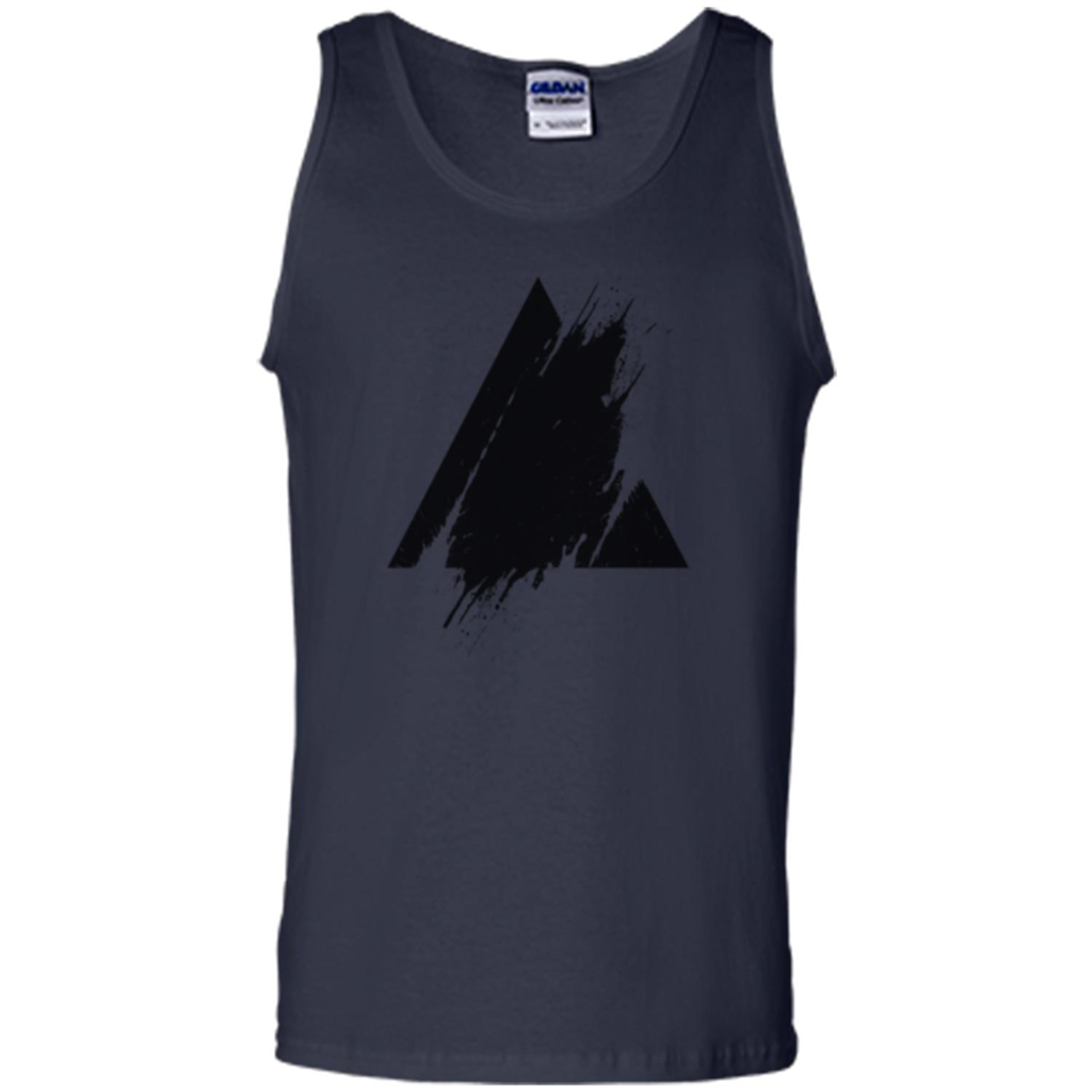 Place Splashed Triangle T-shirt Navy