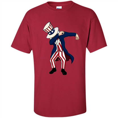 Independence Day 4th of July T-shirt Dabbing Cardinal