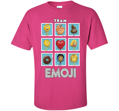 The Emoji Movie Team Emoji Panels Graphic T-Shirt shirt Heliconia