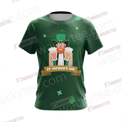 St. Patrick I've Been Irish For Many Beers Unisex 3D T-shirt