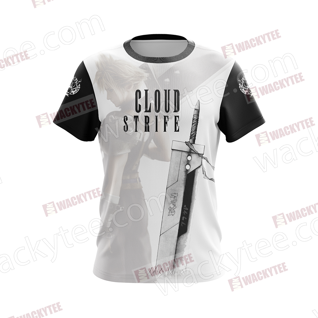 Final Fantasy VII - Cloud Strife Unisex 3D T-shirt