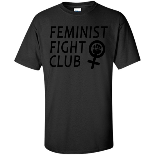 Feminist Fight Club T-Shirt Black