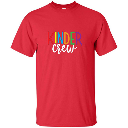 Cute Kindergarten Teacher Team T-Shirt Red