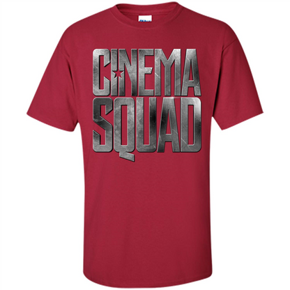 Moives T-shirt Cinema Squad Cardinal