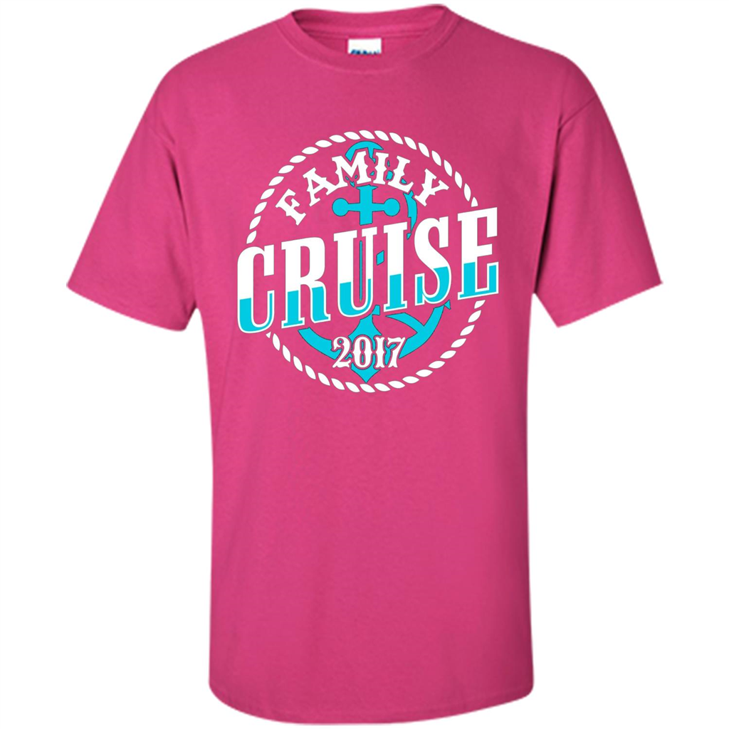 Family Cruise 2017 T-shirt Summer Vacation T-shirt Heliconia