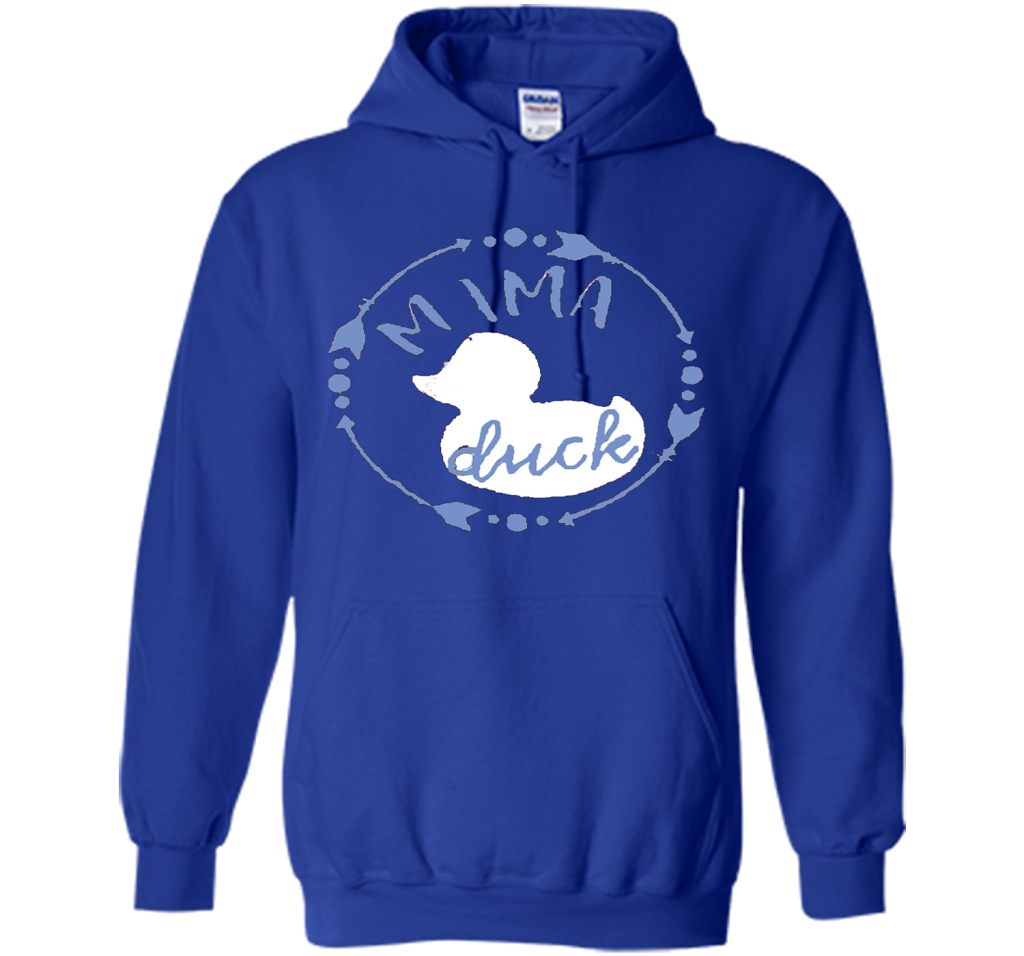Women's Mama Duck TShirt, Mama Duck Plaid Shirt, Matching Fa shirt Royal