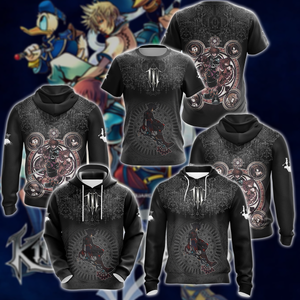 Kingdom Hearts: Melody of Memory Video Game 3D All Over Print T-shirt Tank Top Zip Hoodie Pullover Hoodie Hawaiian Shirt Beach Shorts Jogger   