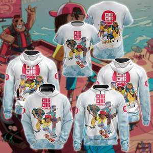 OlliOlli World 3D All Over Print T-shirt Tank Top Zip Hoodie Pullover Hoodie Hawaiian Shirt Beach Shorts Jogger   