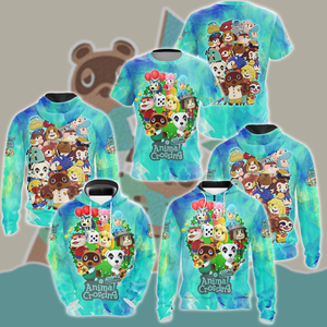 Animal Crossing New Horizons Video Game 3D All Over Print T-shirt Tank Top Zip Hoodie Pullover Hoodie Hawaiian Shirt Beach Shorts Jogger   