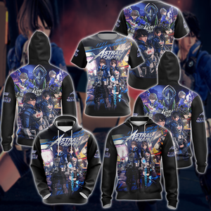 Astral Chain Video Game 3D All Over Printed T-shirt Tank Top Zip Hoodie Pullover Hoodie Hawaiian Shirt Beach Shorts Jogger   