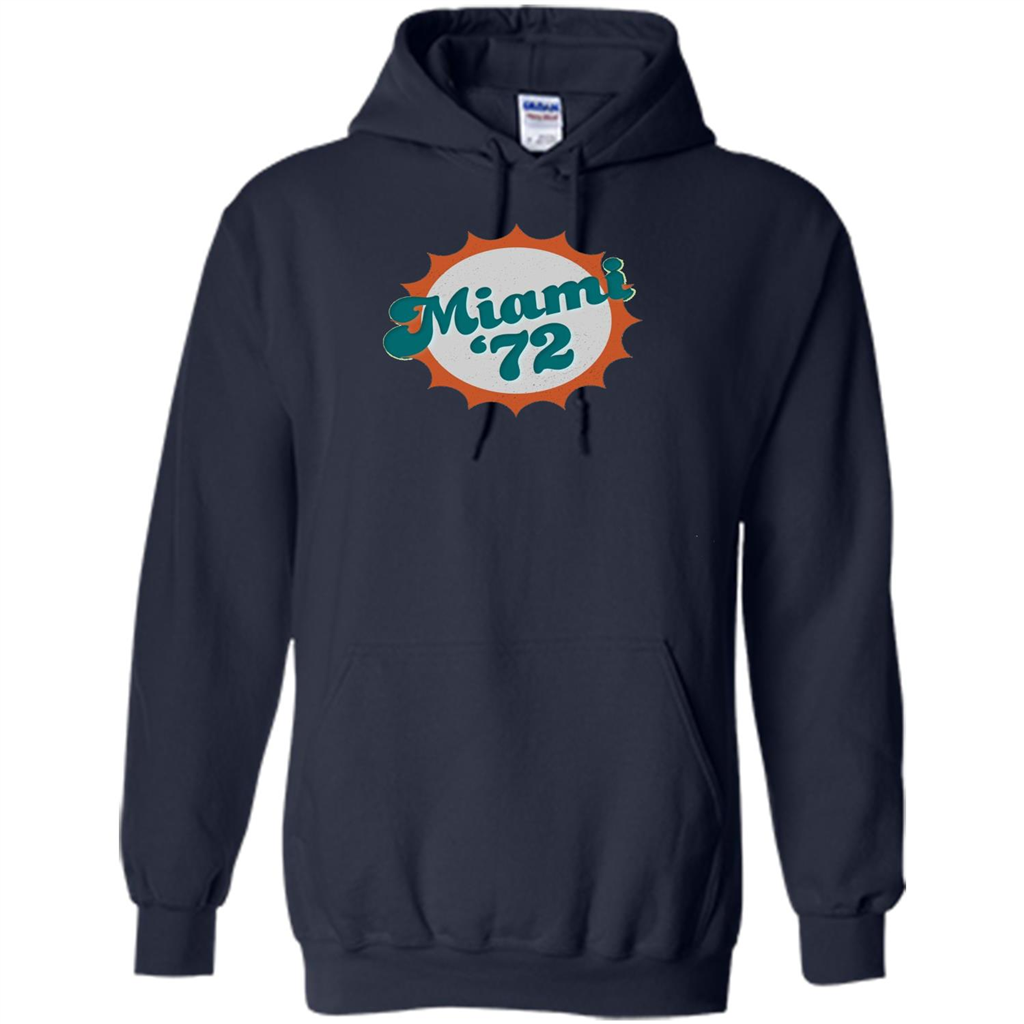 Miami 1972 Shirt Undefeated Sports Vintage T-shirt Navy