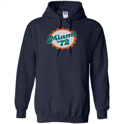 Miami 1972 Shirt Undefeated Sports Vintage T-shirt Navy