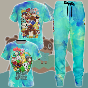 Animal Crossing New Horizons Video Game 3D All Over Print T-shirt Tank Top Zip Hoodie Pullover Hoodie Hawaiian Shirt Beach Shorts Jogger   