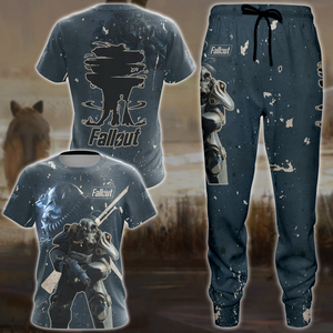 Fallout 4 Video Game 3D All Over Printed T-shirt Tank Top Zip Hoodie Pullover Hoodie Hawaiian Shirt Beach Shorts Jogger   